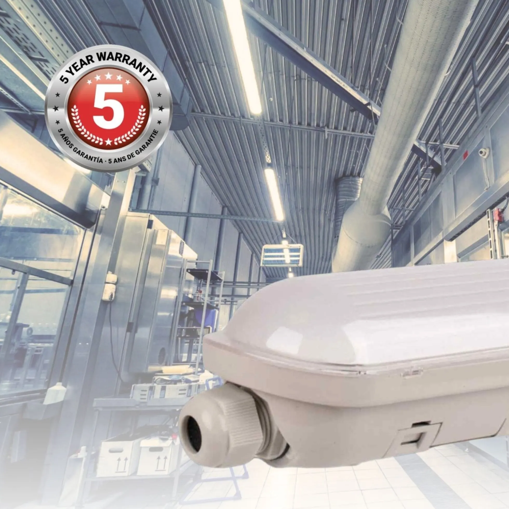 Pantalla estanca LED enlazable - 40W - 120cm - IP65