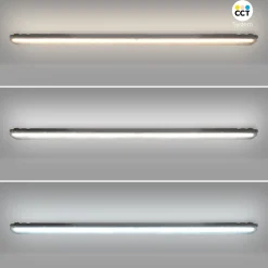 Pantalla estanca LED / Luz de emergencia - CCT - 150cm - Conectable 55W - IP65