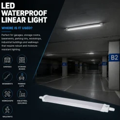 Pantalla estanca LED - 18W - CCT - 60cm - IP65