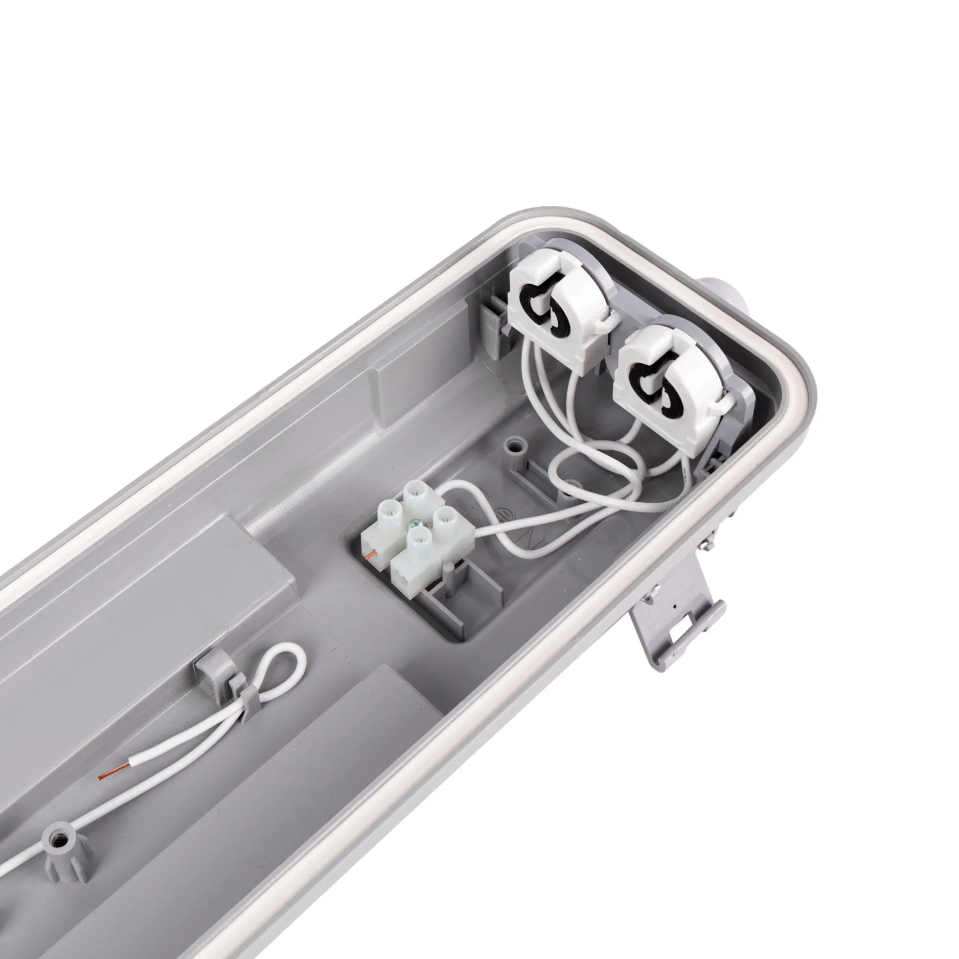 Pantalla estanca para 2 tubos LED 60cm - IP65