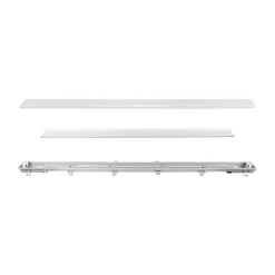 Pantalla estanca para 2 tubos LED 120cm - IP65