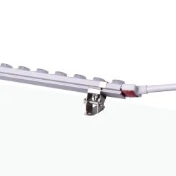 Perfil de aluminio basculante para bañador LED flexible - 1 metro