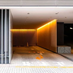 Perfil de aluminio basculante para bañador LED flexible - 1 metro