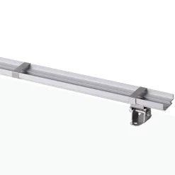 Perfil de aluminio basculante para bañador LED flexible - 1 metro