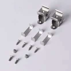 Perfil de aluminio basculante para bañador LED flexible - 1 metro