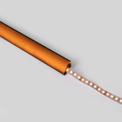Perfil de aluminio de superficie para esquinas - Con difusor - Kit completo - 20x20mm - Tira LED hasta 10mm - 2 metros