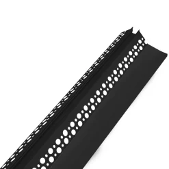 Perfil de aluminio integración escayola/pladur para esquina exterior - Tira LED hasta 10 mm -  2 metros