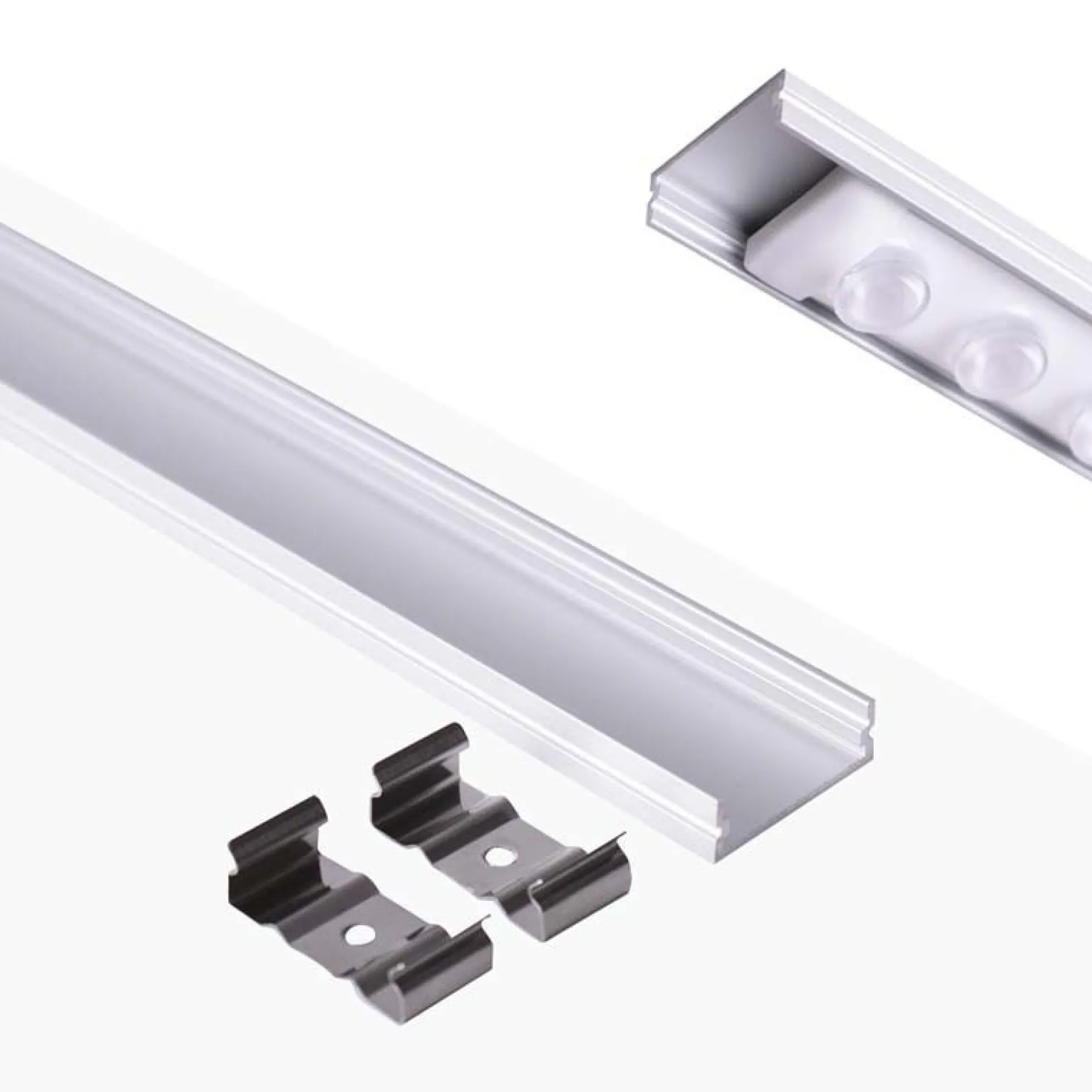 Perfil de aluminio para Bañador Flexible