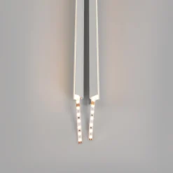 Perfil de aluminio para esquinas - Tira LED doble - 38.7x39mm - 2 metros