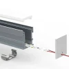 Perfil de aluminio para tira LED empotrable en suelo 21x26mm IP54 (2metros)