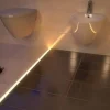 Perfil de aluminio para tira LED impermeable empotrable suelo 27x11mm (2metros)