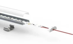 Perfil de aluminio para tira LED flexible / moldeable - 18x6mm - 2 metros