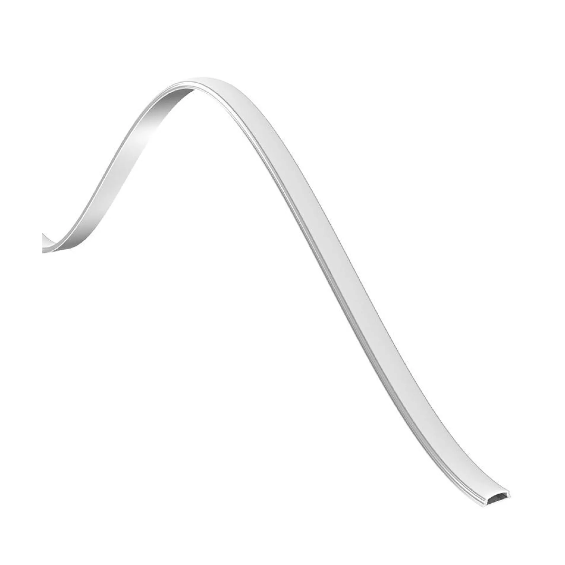 Perfil de aluminio para tira LED flexible / moldeable - 18x6mm - 2 metros