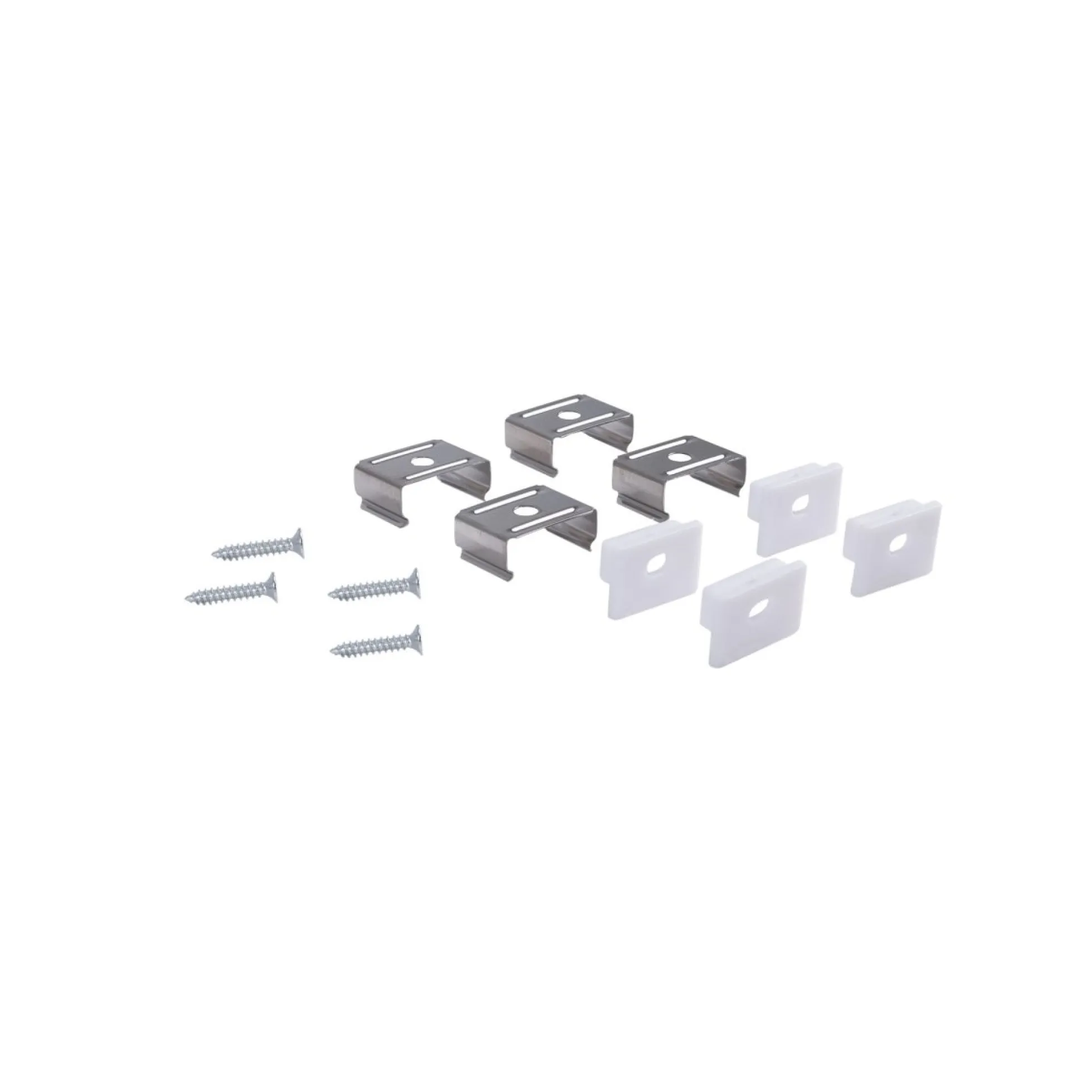 Perfil de aluminio para tira LED con difusor - Superficie - Kit completo - 18 x13mm - Tira LED ≤ 15 mm - 2 metros