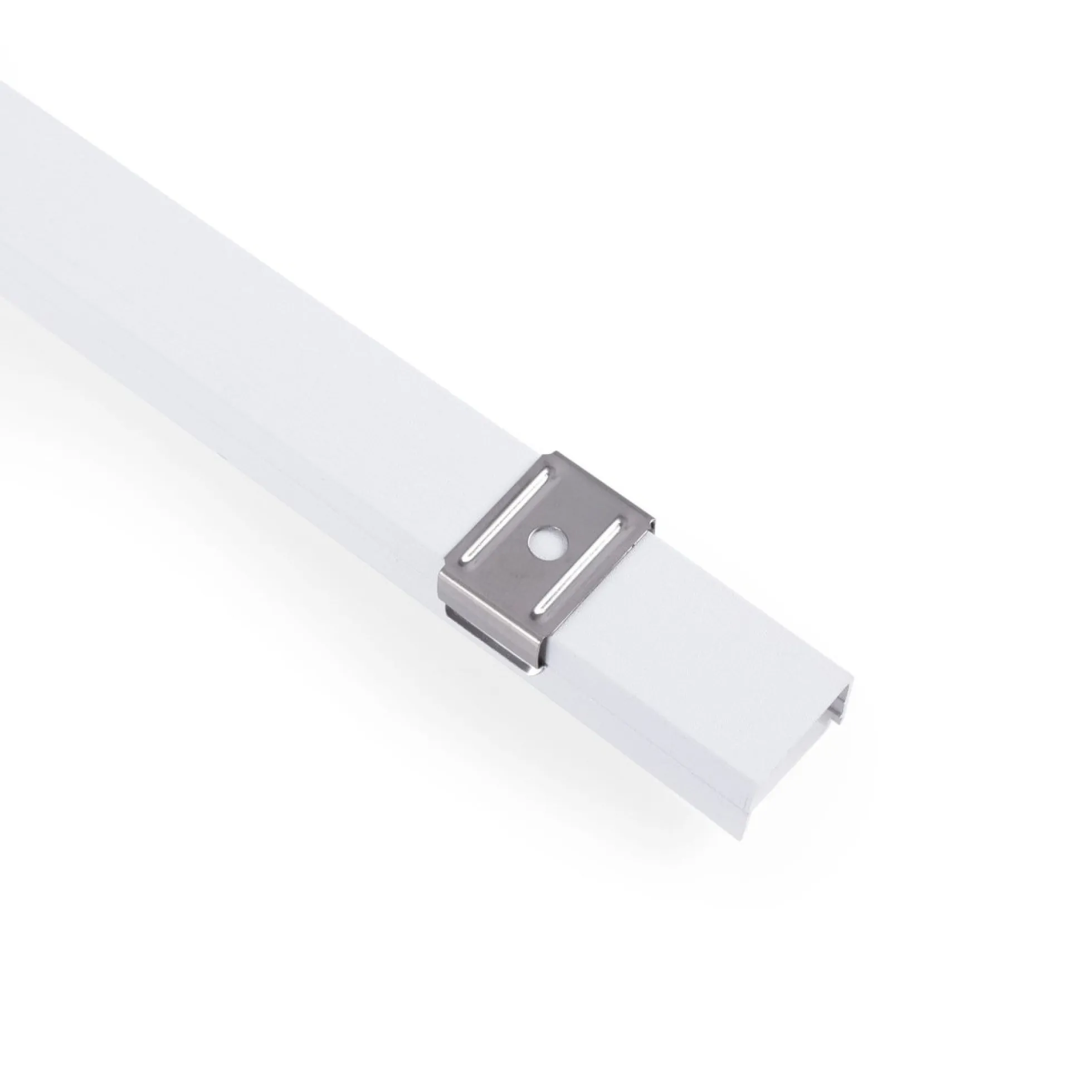 Perfil de aluminio para tira LED con difusor - Superficie - Kit completo - 18 x13mm - Tira LED ≤ 15 mm - 2 metros