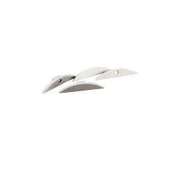 Perfil de aluminio para tira LED - Media luna - Kit completo - 58x9mm - 2 metros
