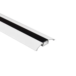 Perfil de aluminio para tira LED - Media luna - Kit completo - 58x9mm - 2 metros