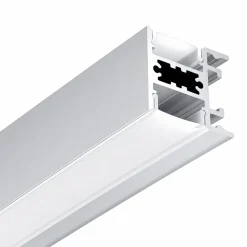 Perfil de aluminio para tira LED doble-  23.5x22.6mm - Tira ≤ 12mm -  2 metros