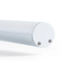 Perfil de aluminio para tira LED ≤ 13mm - Superficie - ø 28mm - 2 metros