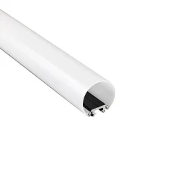 Perfil de aluminio superficie o suspensión - Tubo - Tira LED ≤ 12mm - 23x8mm - 2 metros