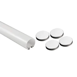 Perfil de aluminio superficie o suspensión - Tubo - Tira LED ≤ 12mm - 23x8mm - 2 metros