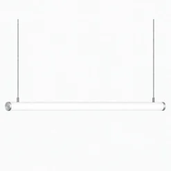 Perfil de aluminio superficie o suspensión - Tubo - Tira LED ≤ 12mm - 23x8mm - 2 metros