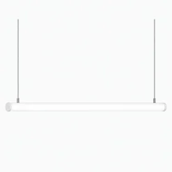 Perfil de aluminio superficie o suspensión - Tubo - Tira LED ≤ 12mm - 23x8mm - 2 metros