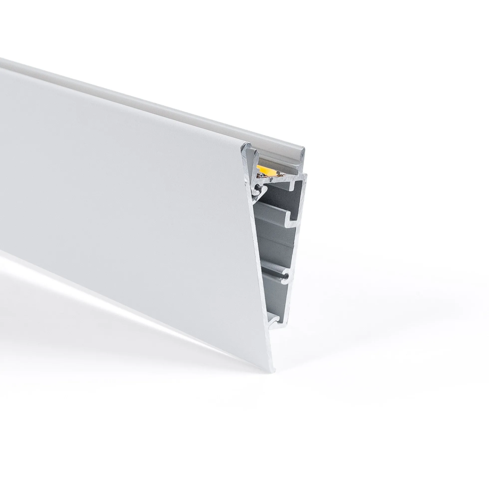 Perfil de aluminio superficie - Tira LED ≤ 12mm - 23.5x57.8mm - 2 metros