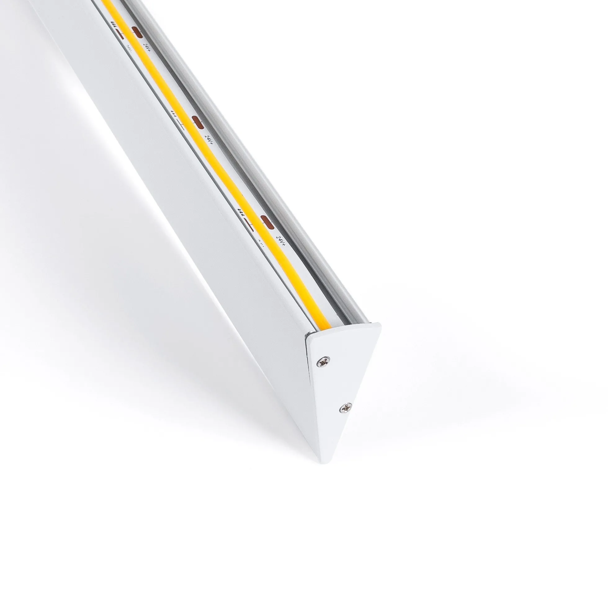 Perfil de aluminio superficie - Tira LED ≤ 12mm - 23.5x57.8mm - 2 metros