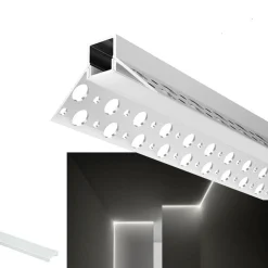 Perfil de integración Escayola/Pladur 46x26 de Esquina interior (2m)