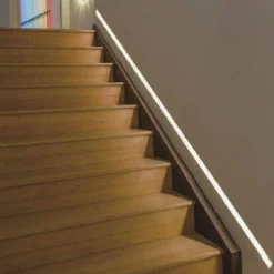 Perfil empotrable bañador de pared zócalo 26x78mm (2mt)