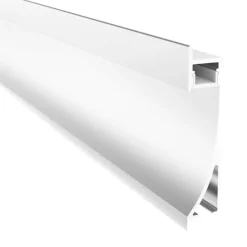 Perfil empotrable bañador de pared zócalo 26x78mm (2mt)