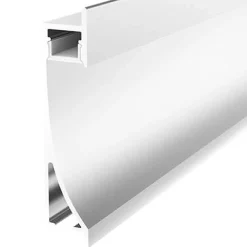 Perfil empotrable bañador de pared zócalo 14x68mm (2mt)