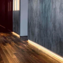 Perfil empotrable bañador de pared zócalo 14x68mm (2mt)