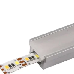 Perfil para tira LED para empotrar en Suelo 22x13mm (2m)