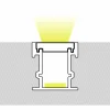 Perfil tira LED de suelo - 25x21mm - Con difusor - 2 metros