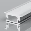 Perfil tira LED de suelo - 27x10mm - Con difusor - 2 metros