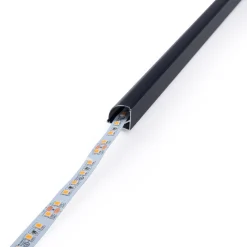 Perfil tira LED de superficie para esquinas - Con difusor - Kit completo - 15,8x15,8mm - Tira LED ≤ 10 mm - 2 metros