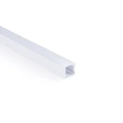 Perfil tira LED de superficie con difusor - Kit completo - 17,6x14,5mm - Tira LED ≤  12 mm - 2 metros