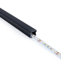 Perfil tira LED de superficie con difusor - Kit completo - 17,6x14,5mm - Tira LED ≤  12 mm - 2 metros