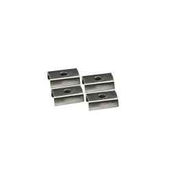 Perfil tira LED de superficie con difusor - Kit completo - 12x8mm - Tira LED ≤5mm - 2 metros