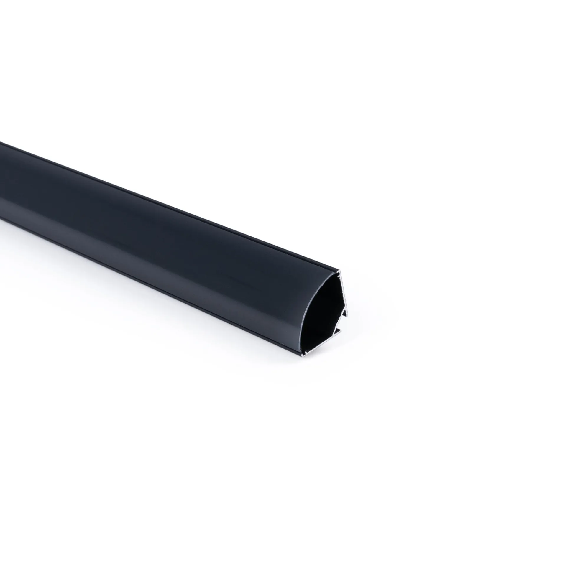 Perfil tira LED de superficie para esquinas - Con difusor - Kit completo - 20x20mm - Tira LED ≤10 mm - 1 metro