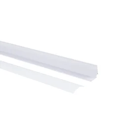 Perfil tira LED de superficie para esquinas - Con difusor - Kit completo - 20x20mm - Tira LED ≤10 mm - 1 metro