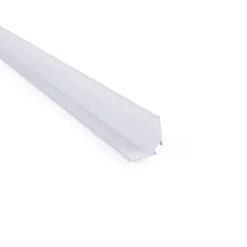 Perfil tira LED de superficie para esquinas - Con difusor - Kit completo - 20x20mm - Tira LED ≤10 mm - 1 metro
