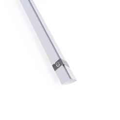 Perfil tira LED de superficie para esquinas - Con difusor - Kit completo - 20x20mm - Tira LED ≤10 mm - 1 metro
