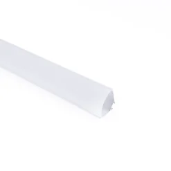 Perfil tira LED de superficie para esquinas - Con difusor - Kit completo - 20x20mm - Tira LED ≤10 mm - 1 metro
