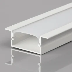 Perfil tira LED empotrable con difusor - 28x10mm - Tira LED ≤15mm - 2 metros