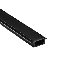 Perfil tira LED empotrable con difusor - Kit completo - 8,5x12mm - Tira LED ≤10mm - 2 metros