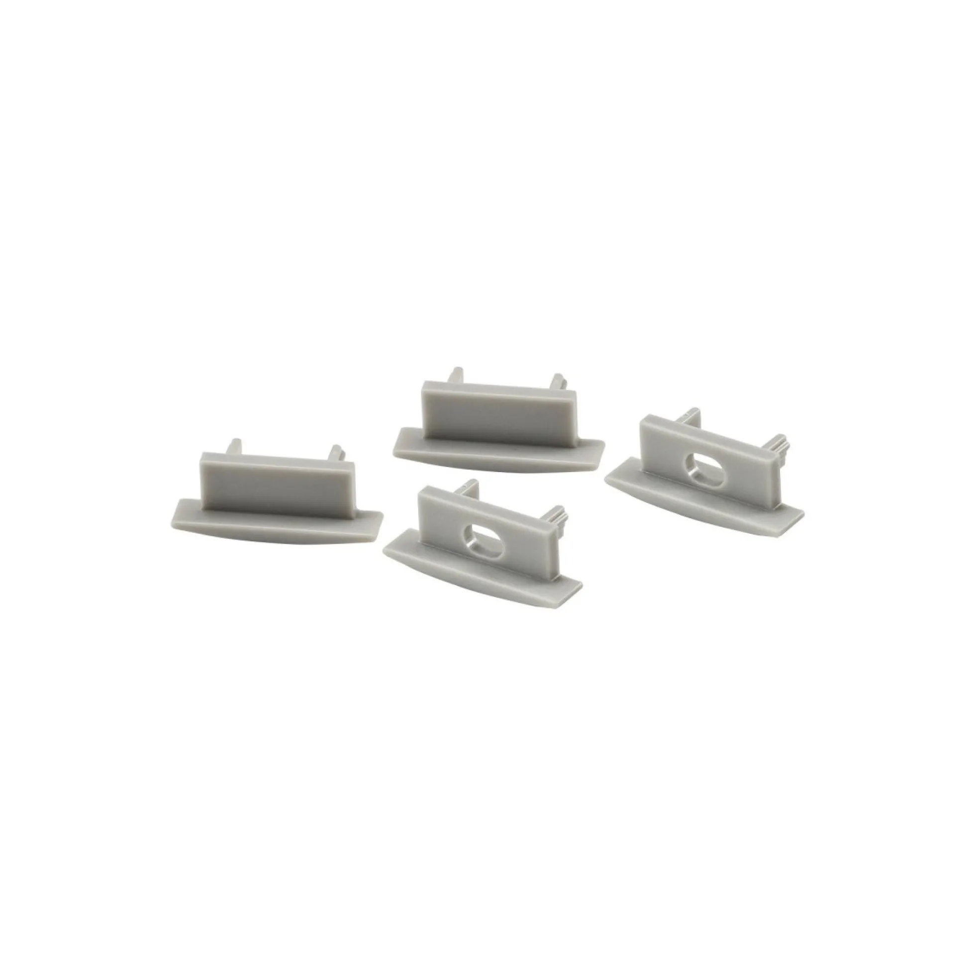 Perfil tira LED empotrable con difusor - Kit completo - 8,5x12mm - Tira LED ≤10mm - 2 metros