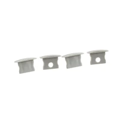 Perfil tira LED empotrable con difusor - Kit completo - 12,2x13mm - Tira LED ≤10mm - 2 metros